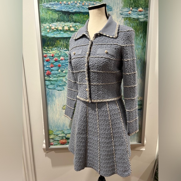 Sandro size 1 (S) blue skirt - Picture 1 of 9